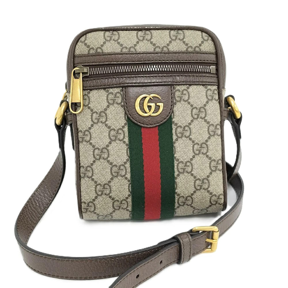 Gucci Shoulder Bag Sherry GG Supreme Brown